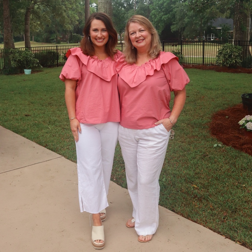 V-Neck Ruffle Top - Picture 3 of 4